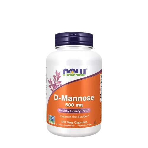 NOW Foods, D-Mannose, 500 mg, 120 Gélules végétales