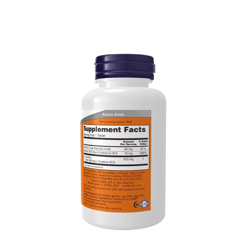 NOW Foods, L-cysteine, 500 mg, 100 comprimés