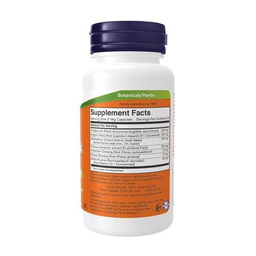 NOW Foods, TestoJack 200™ (60 Capsules végétale)