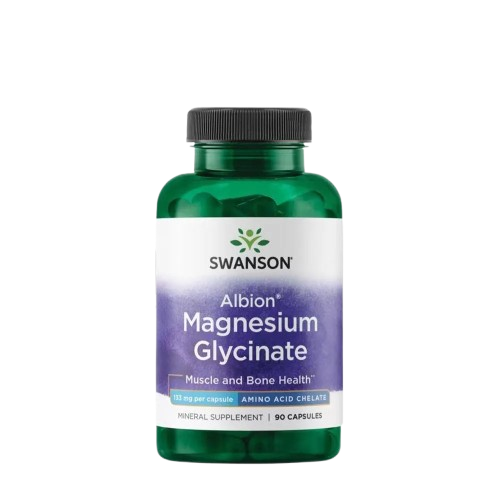 Swanson, Albion®, Glycinate de magnésium, 133 mg, 90 capsules véganes