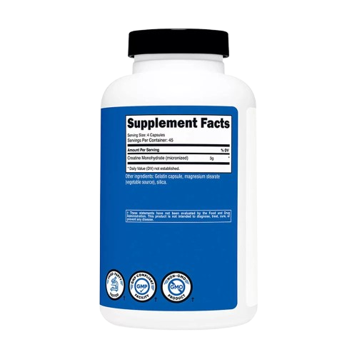 Nutricost, Creatine Monohydrate Capsules (180 Capsules)