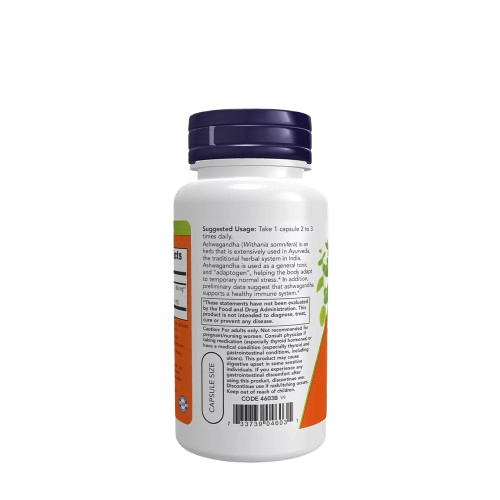 NOW Foods - Ashwagandha 450 mg (90 Capsule végétale)